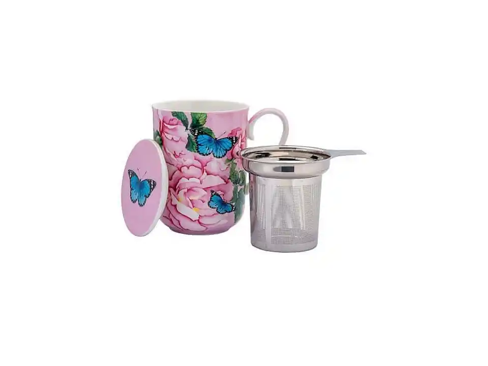 Posey, tazza con infusore 340 ml cabbage roses