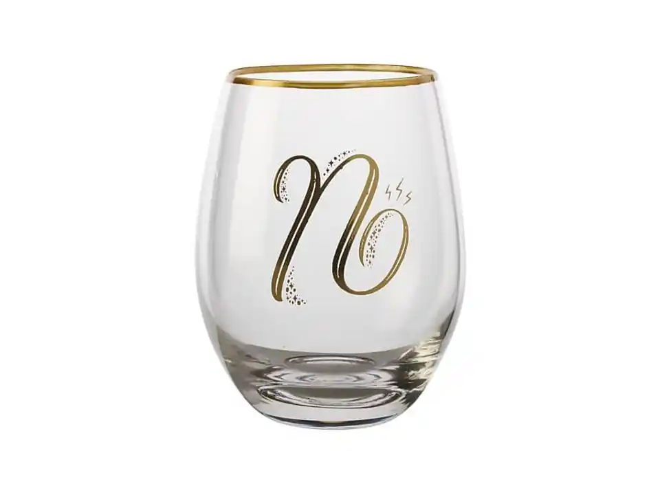 The letterettes, bicchiere lettera n 500 ml