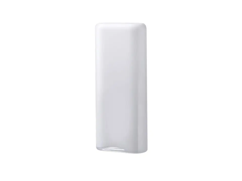 Layers, vaso in vetro bianco 32 cm