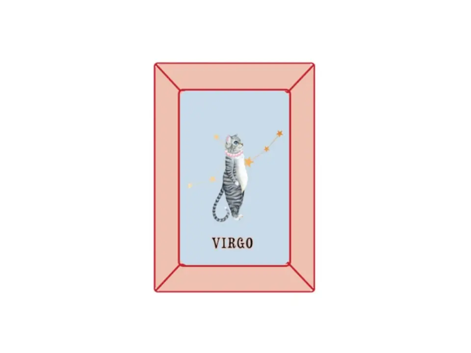 Oroscopo, svuotatasche 12x16,5 cm - virgo