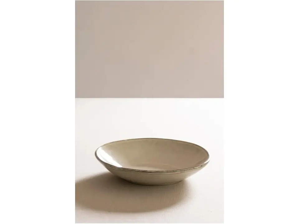 Organic cream, piatto fondo ø23,5 cm