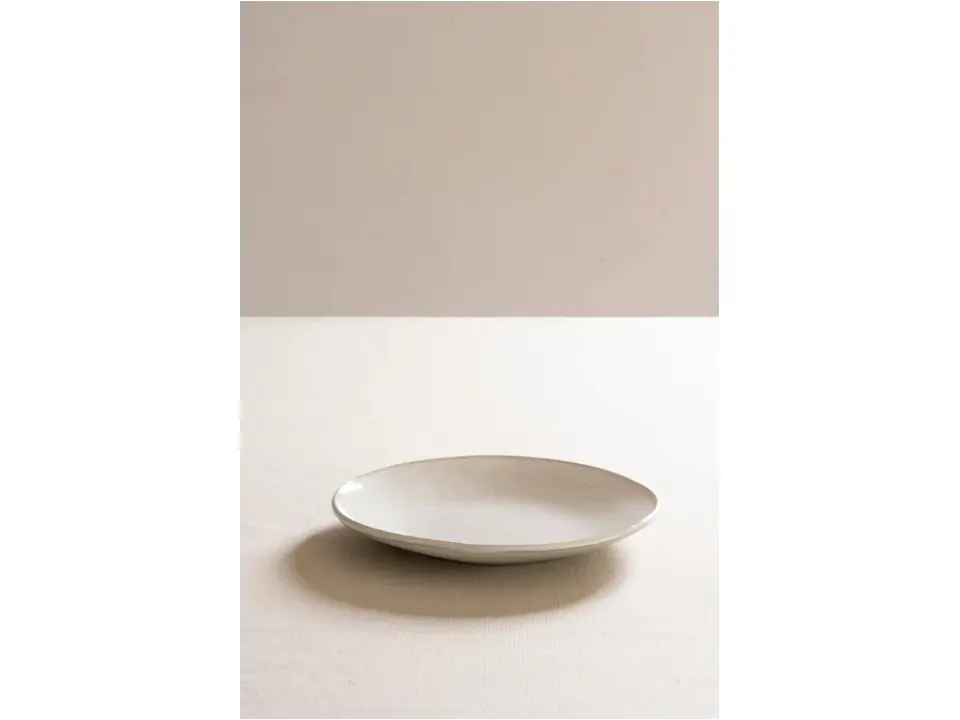 Organic white, piatto ø21,5 cm