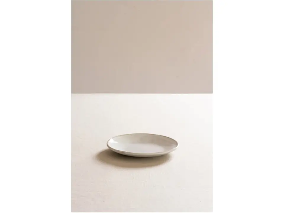 Organic white, piatto ø17 cm