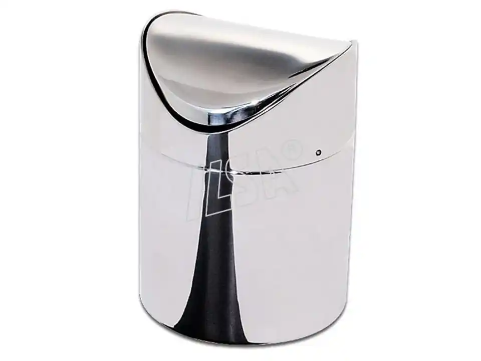 Mini pattumiera da tavolo in acciaio inox