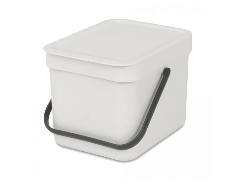 Sort & go pattumiera - 6 lt - light grey