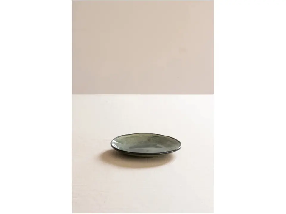 Organic green, piatto ø17 cm