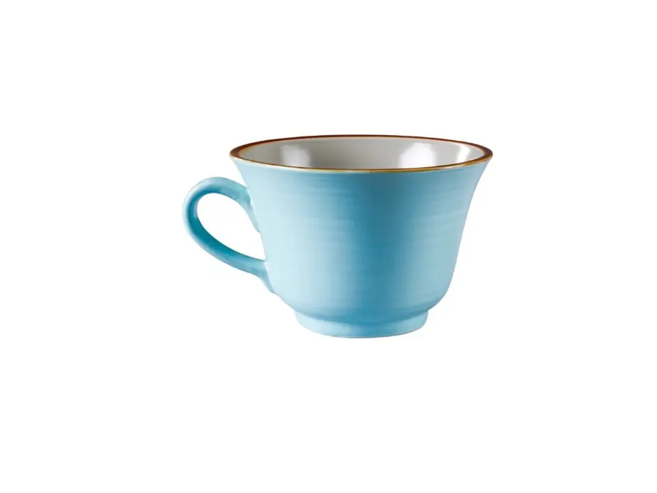 Mediterraneo, tazza colazione turchese