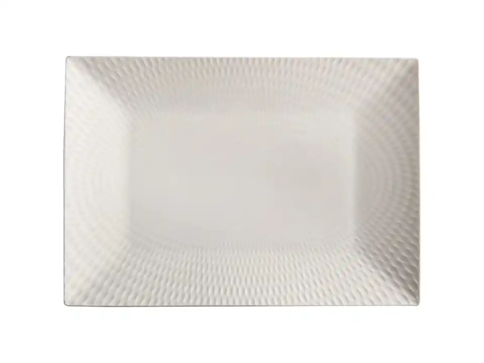 Diamonds , piatto rettangolare white basics 25x18 cm
