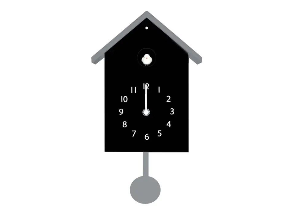 Orologio a cucù nero