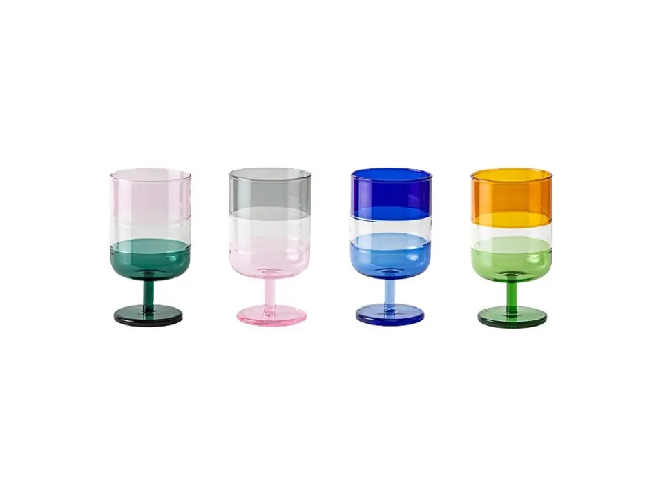 Stacks, set 4 calici alti 350 ml