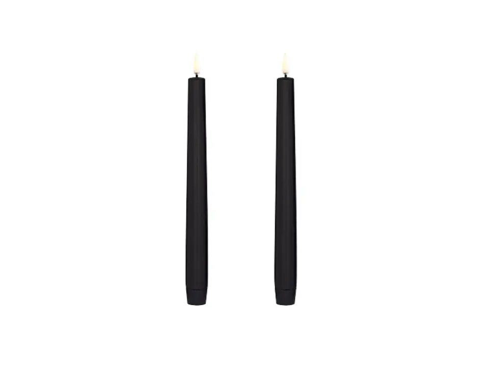 Candele led forest black, 2,5x28, 2 pezzi