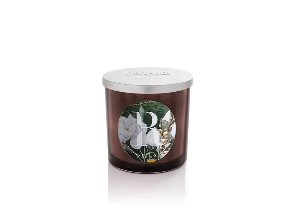 Elementi, candela 350 gr. iceberg rose & cedar - r
