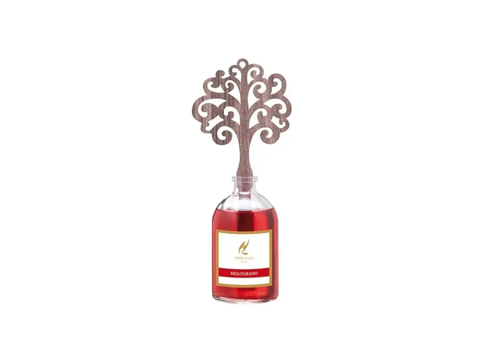 Diffusore sagoma albero della vita in cellulosa melograno, 100 ml