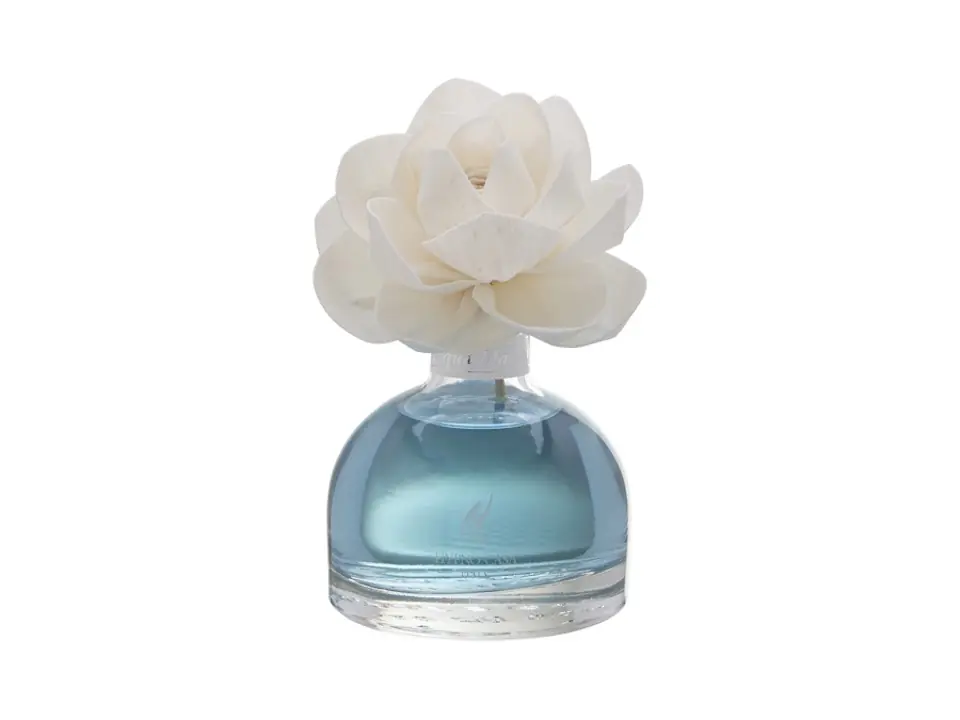 Diffusore con rosa 100 ml - acqua marina