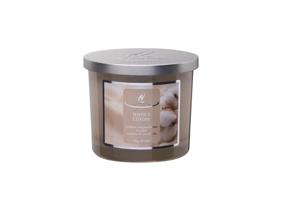 Candela profumata 200 gr - soffice cotone