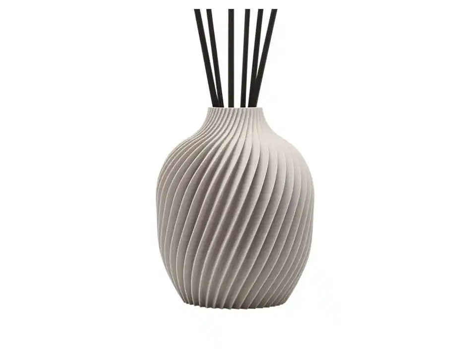 Vaso k grigio con ricarica 50 ml - latte & ambra