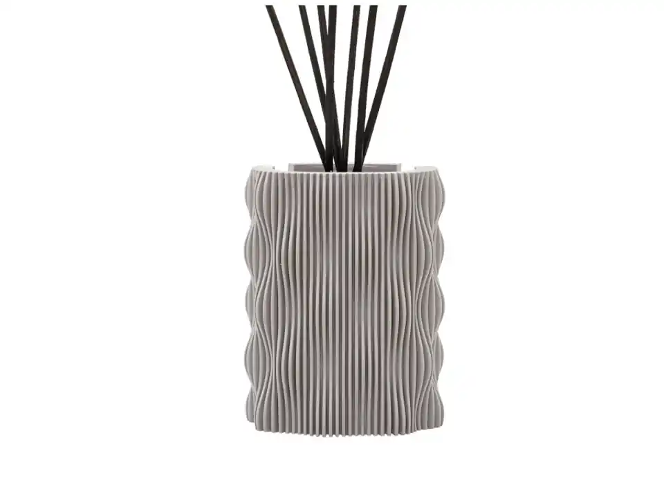 Vaso m porta ricarica 200 ml senza profumo - grigio