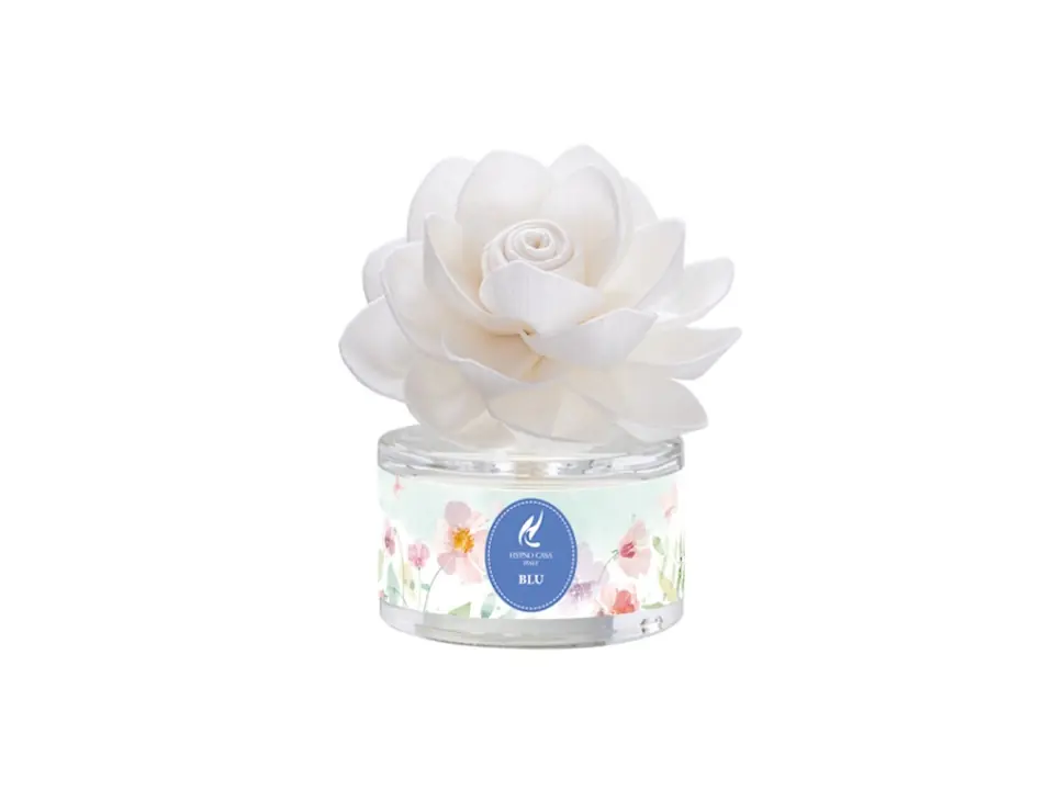 Diffusore con rosa 30 ml - blu