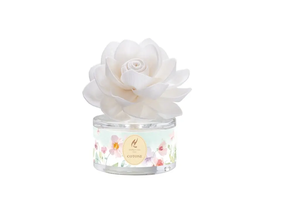 Diffusore con rosa 30 ml - cotone