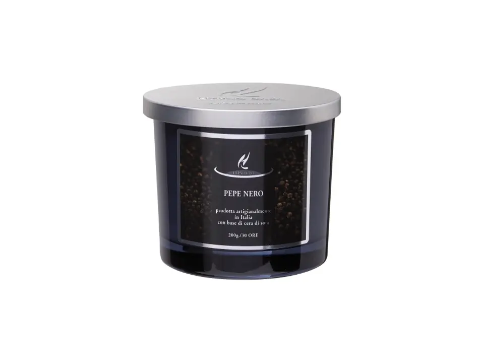 Candela profumata 200 gr - pepe nero