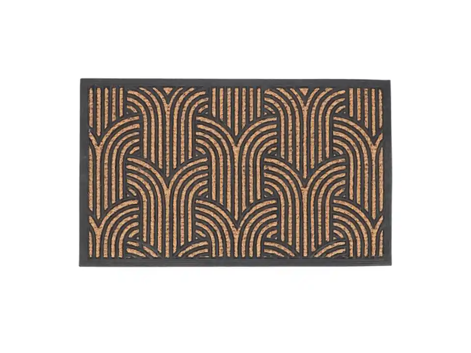 Zerbino in gomma/cocco art déco l