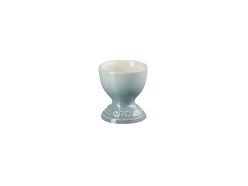 Porta uova in gres vetrificato - sea salt