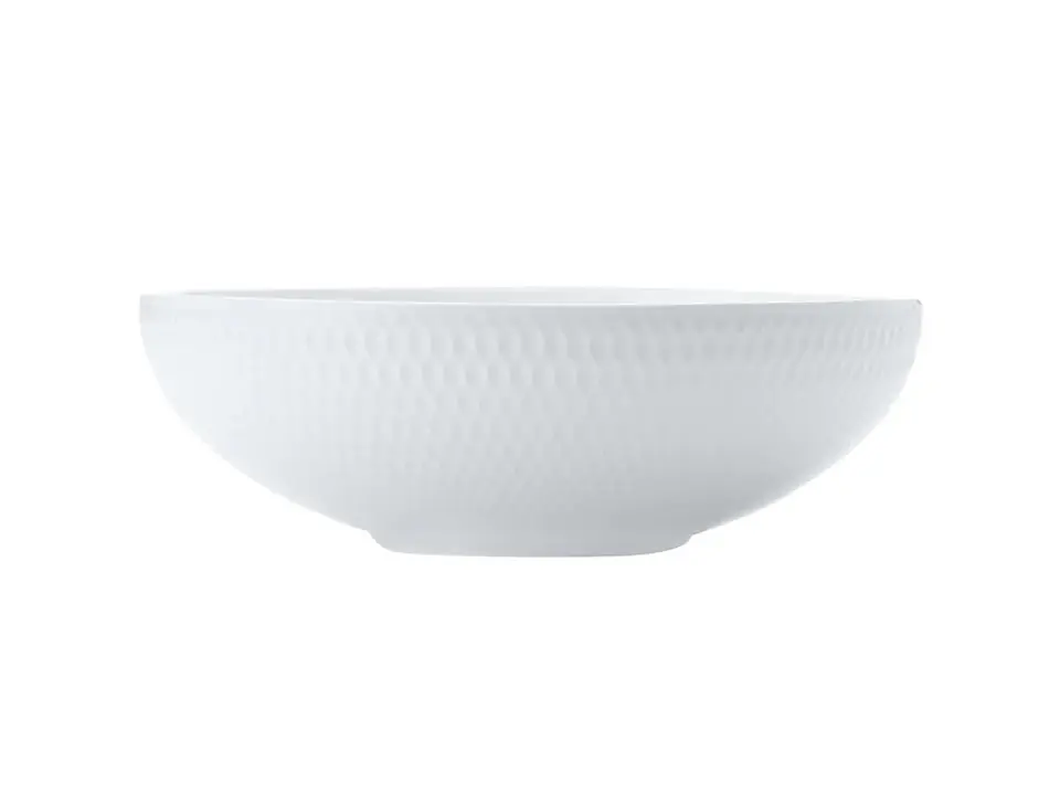 Diamonds , ciotola da portata rotonda white basics 16 cm