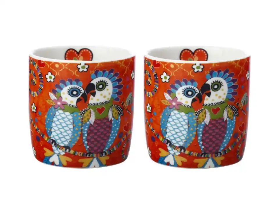 Love hearts, set 2 espressini 100 ml fan club