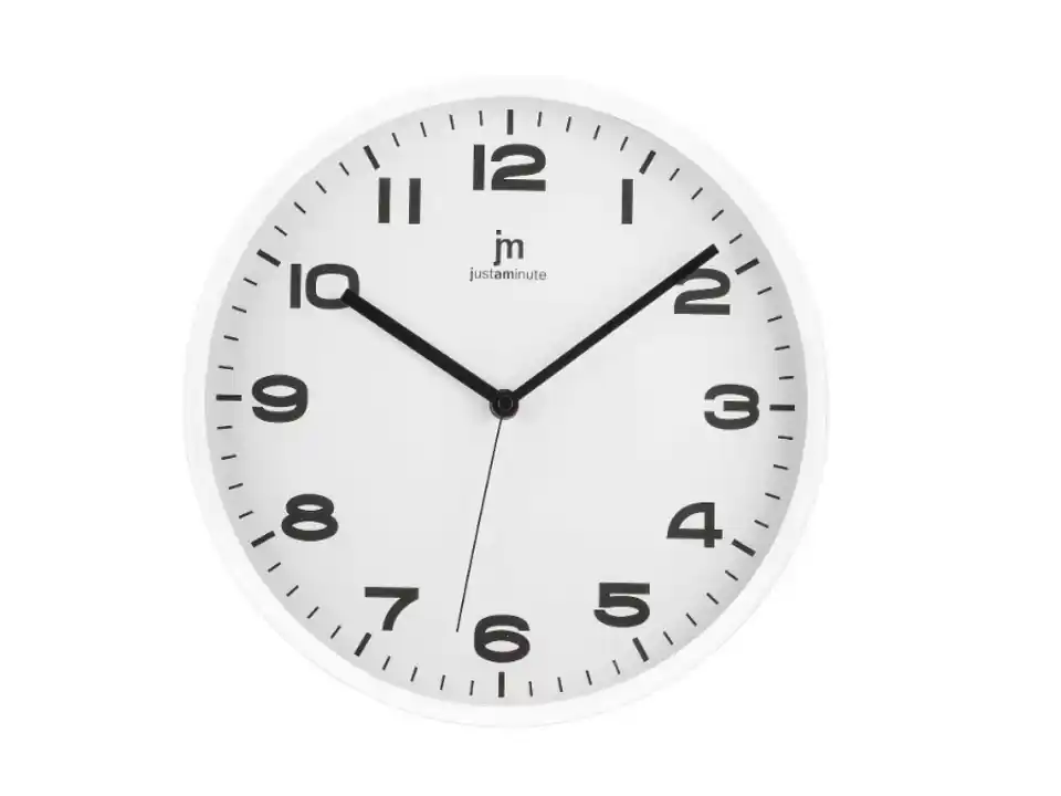 Orologio da parete bianco, ø 29 cm