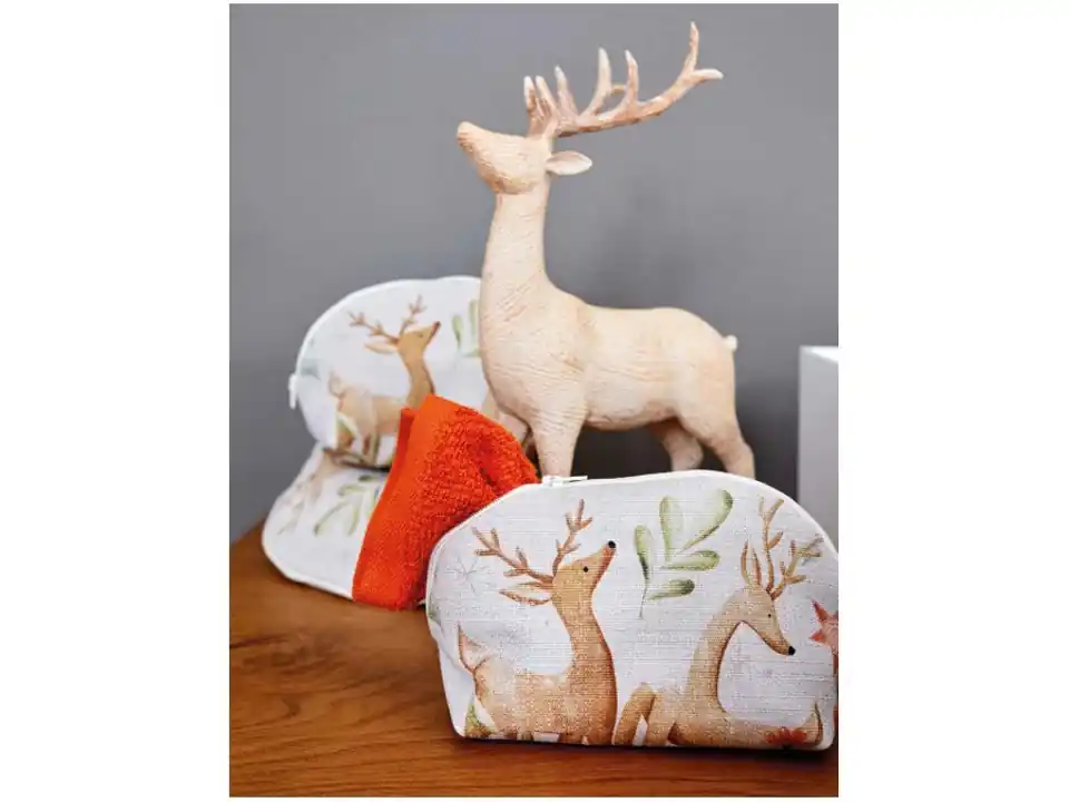 Borgo natale, set pochette+2 lavette