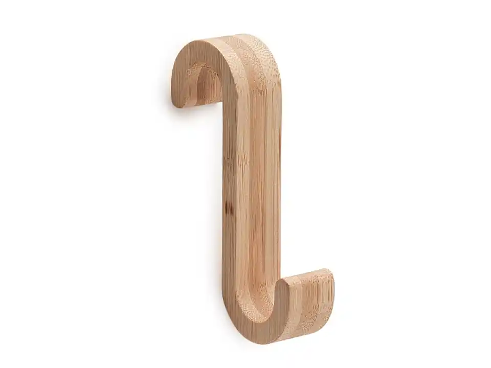 Merlino, appendiabiti per termoarredo bambù