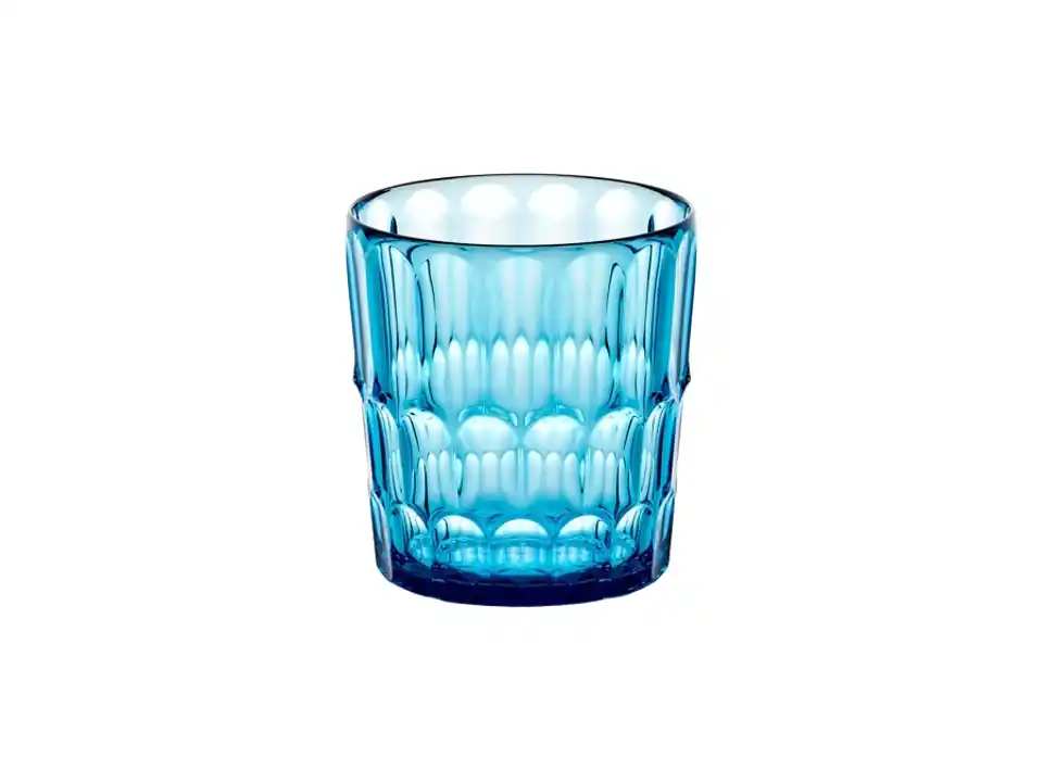 Vanity, bicchiere basso decoro n°2 360 cc - azzurro mare