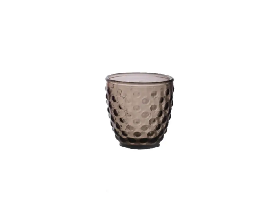 Bolle, set 6 bicchieri acqua grigio bronzo