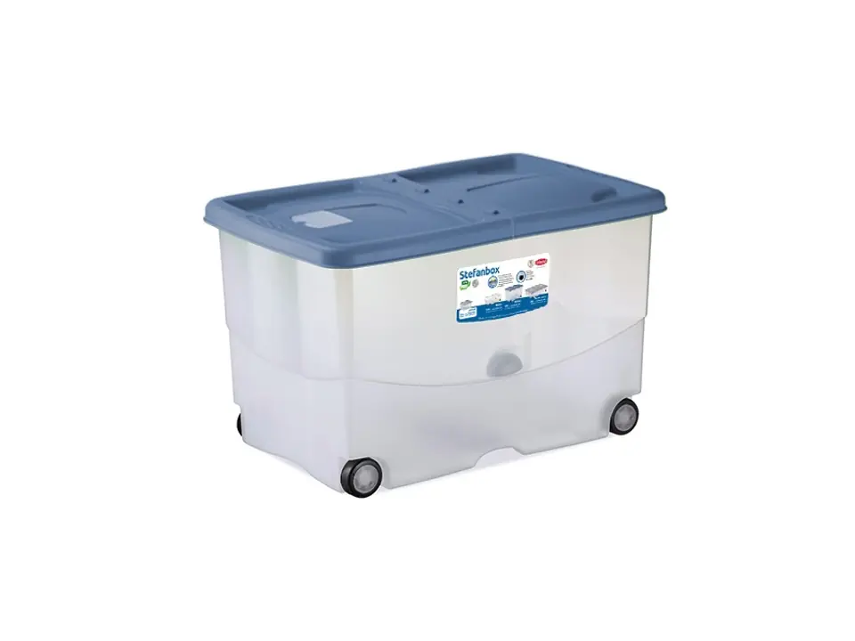 Stefanbox vasco, contenitore multiuso palace blue - 57 lt