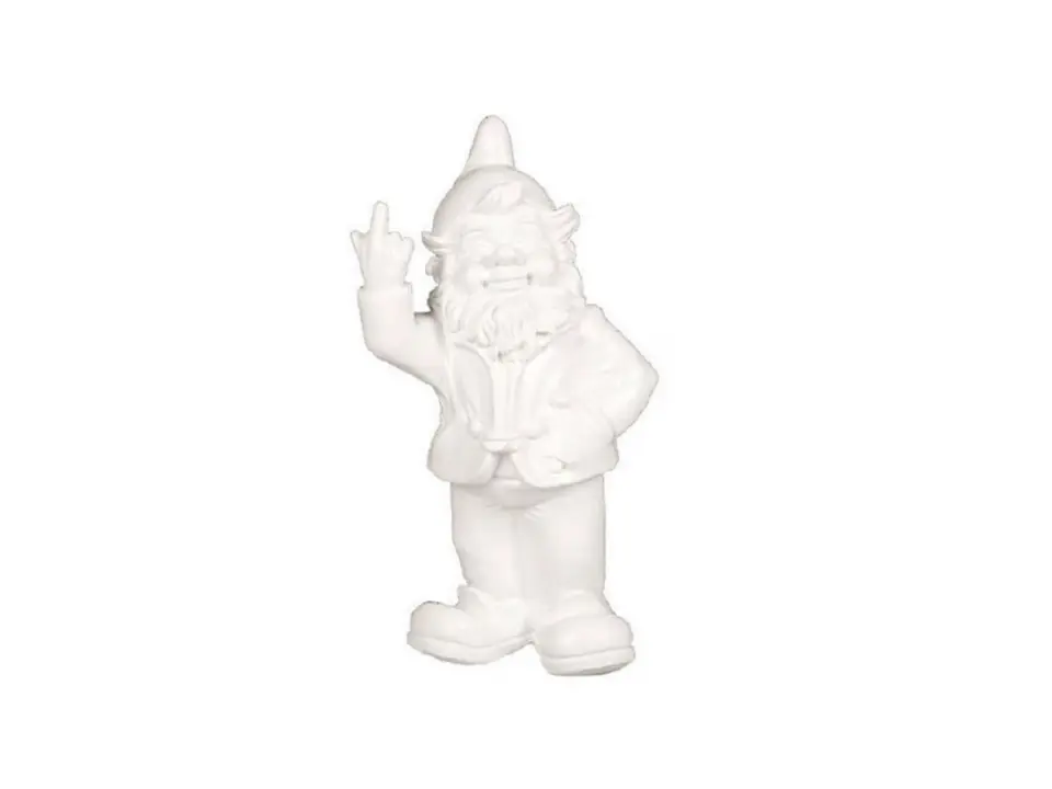 Nano irriverente 20 cm, bianco