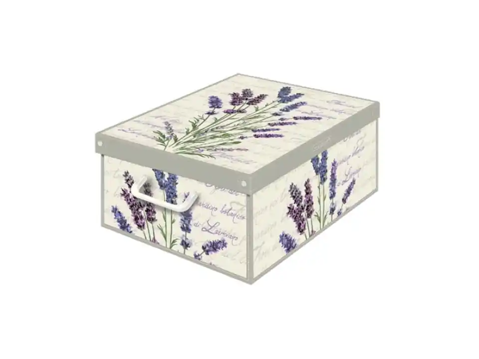 Scatola guardaroba, collection midi lavanda profumata - 32 x 42 x 17,5 cm