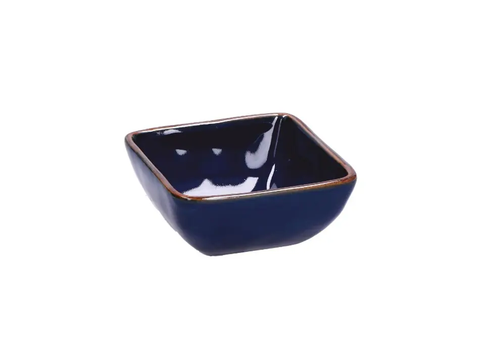 Concerto blu cobalto, ciotolina quadrata 8 cm
