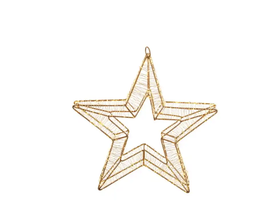 Magia di stelle, stella piccola con 1200 micro led, 40x6x40h cm