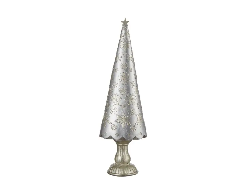 Guglie d‘argento, albero 9x6x29h cm