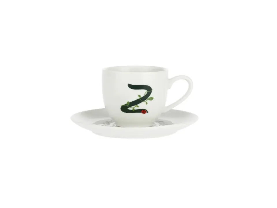 Solotua, tazza caffè con piattino "z"