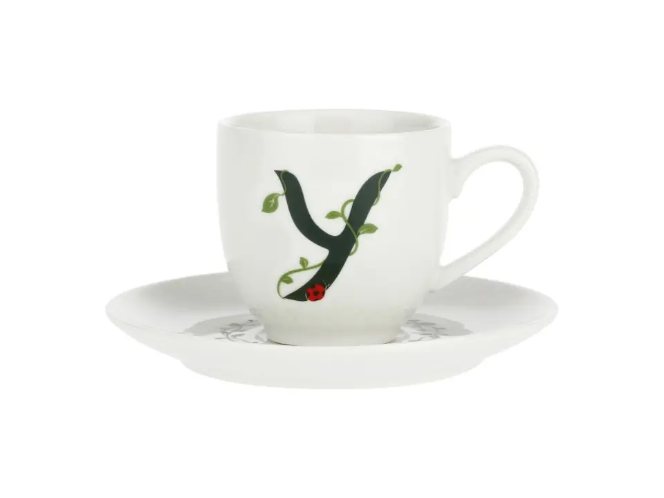 Solotua, tazza caffè con piattino "y"