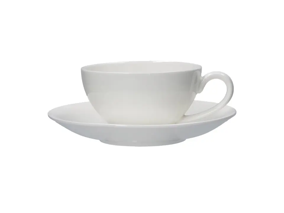 Essenziale, tazza té con piattino 220 cc