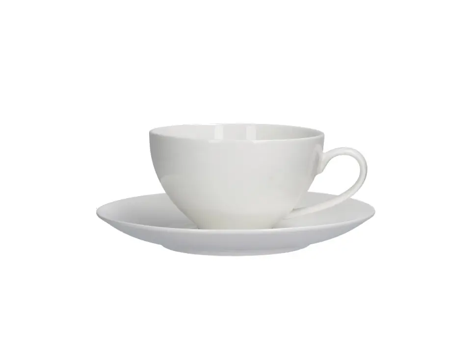 Essenziale, tazza colazione con piattino 350 c