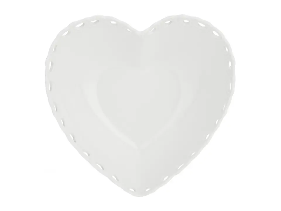 Valentino, ciotola cuore traforata 21x20x7 cm