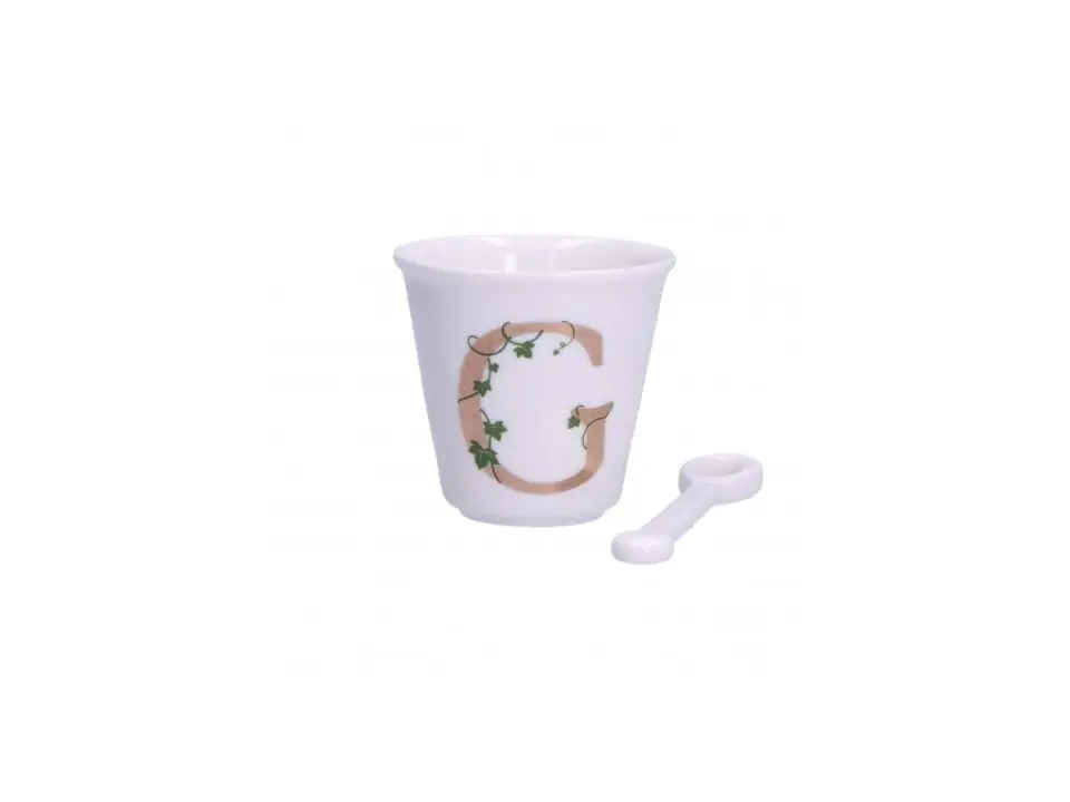Unico, bicchierino g con cucchiaino 75 cc