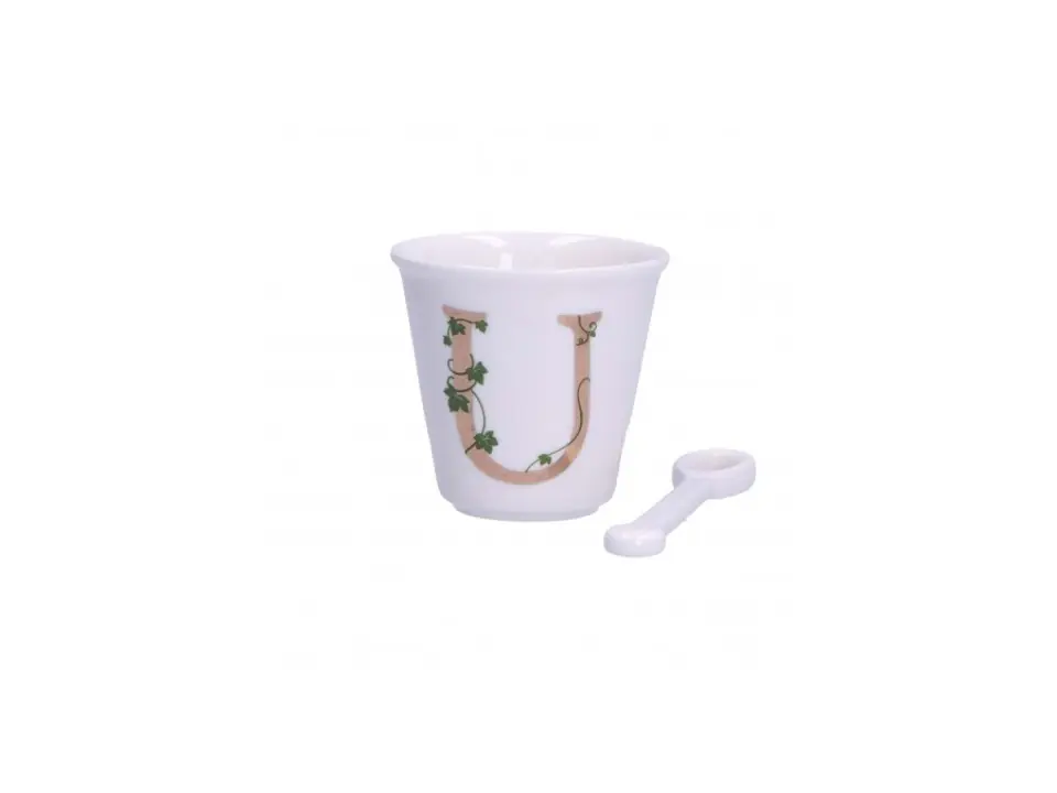 Unico, bicchierino u con cucchiaino 75 cc