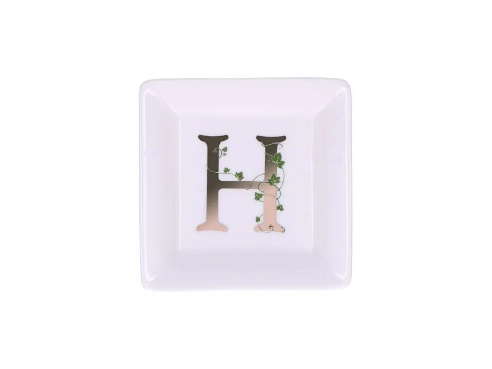 Adorato, piattino quadrato "h"
