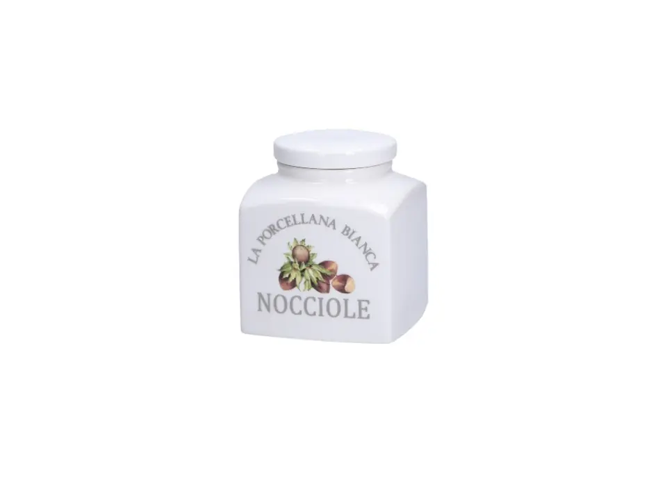 Conserva, barattolo nocciole 9,5x9,5xh11,5 cm, 500 cc