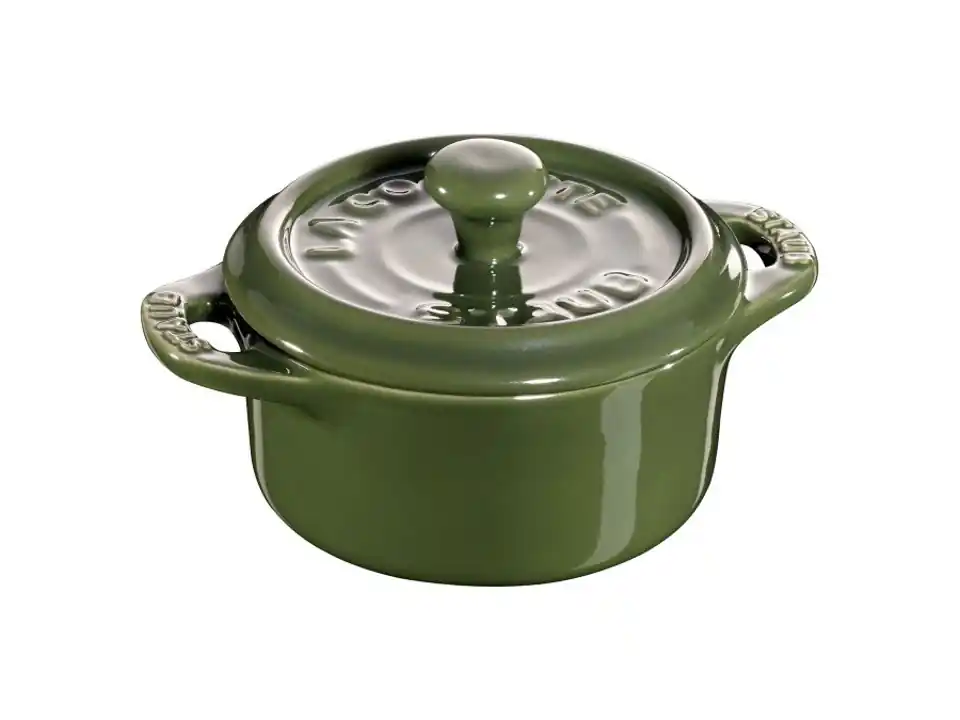 Mini cocotte verde basilico, ø 10 cm