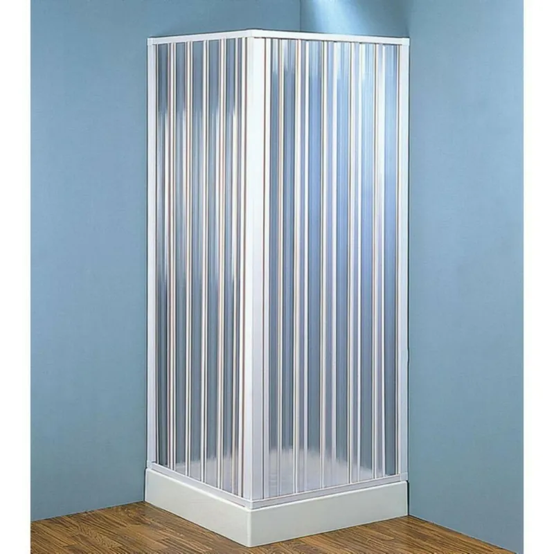 Box doccia in pvc bianco